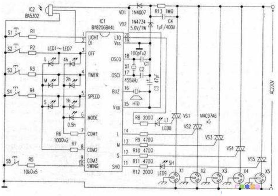 Hs8203bn8 схема вентилятора